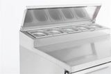 Saladette 2 dører 5x1/6 GN-beholdere