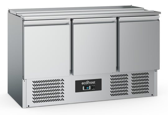 SALADETTE 3 DØRS 4x1/1GN BEHOLDER