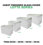 KYSTEFRYSE GLASSDEKSEL LOTTE 336L