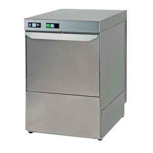 SL oppvaskmaskin frontlaster 500-400 DP DDE med avløpspumpe og vaskemiddelinjektor
