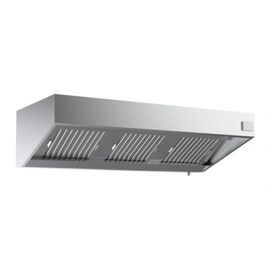 1100 Veggmontert ventilasjonshette - komplett