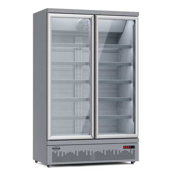 Kjøleskap 2 glassdører - 1000L