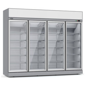 Kjøleskap med 4 glass dører - 2060L - INS-2060R