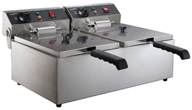 Frityr elektrisk 2X6L