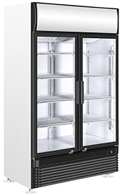 Kjøleskap 750L 2 glassdører