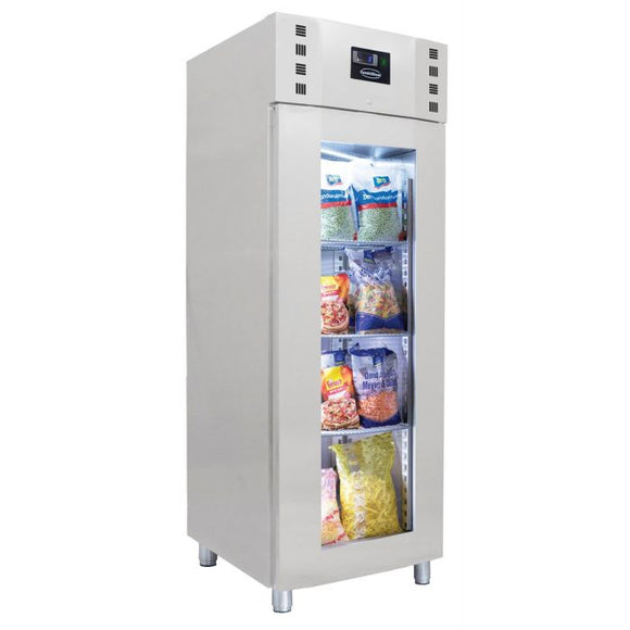 Kjøleskap SS glassdør Monoblock 700 LTR