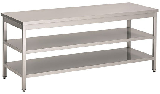 700 arbeidsbord med to underhyller