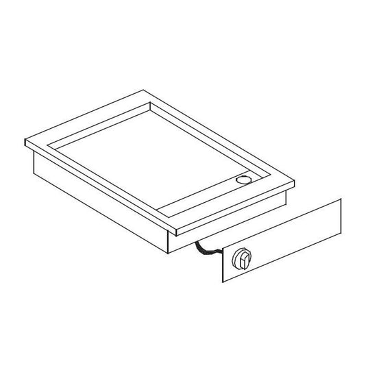 Elektrisk frityr topp glatt: 400V