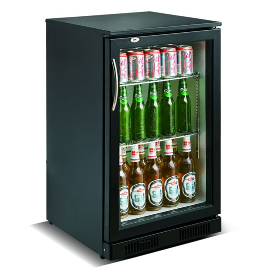 Backbar cooler 98L svart 1 dør