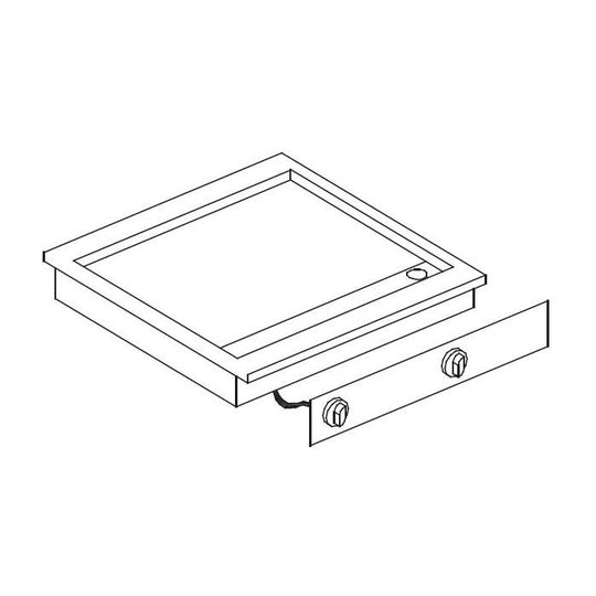 Elektrisk frityr topp glatt