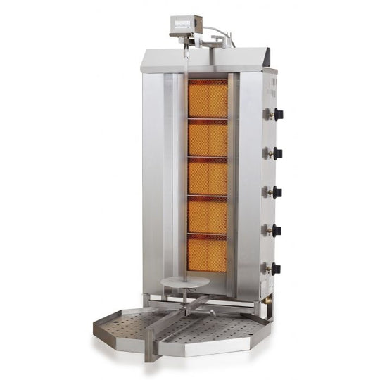 Gyros grill gassmotor på topp 5 oppvarmingssoner