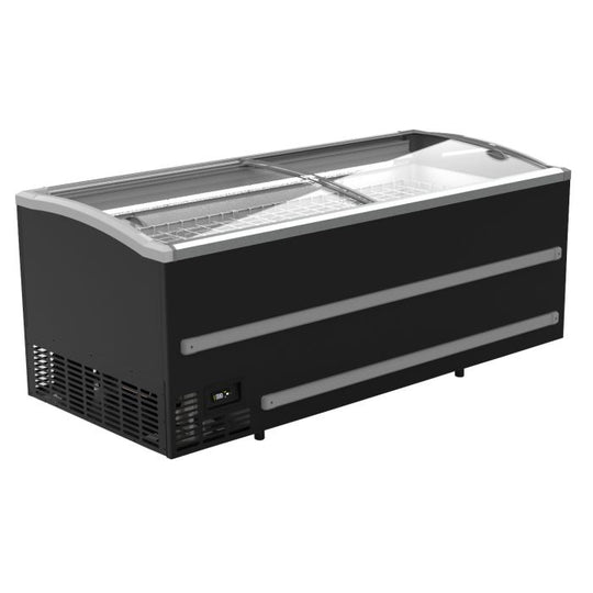 Supermarket fryser svart 2125